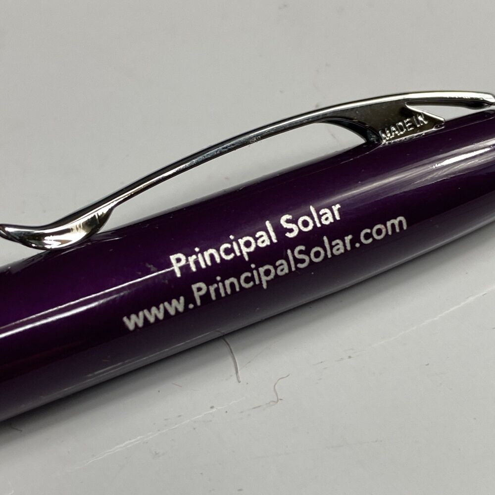 Adler Lexi 3-in-1 LED Lighted Tip Pen Stylus Purple Metal Ballpoint Black Ink - Picture 6 of 10